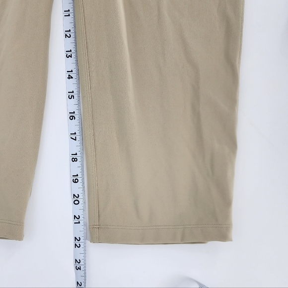 Lululemon Stretch High Rise Crop Pants Trench 8 - Picture 10 of 12